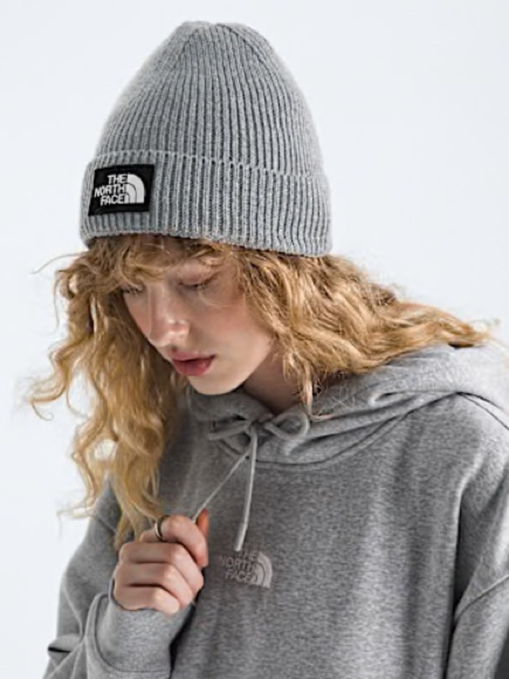 The North Face Logo Box Cuff Beanie